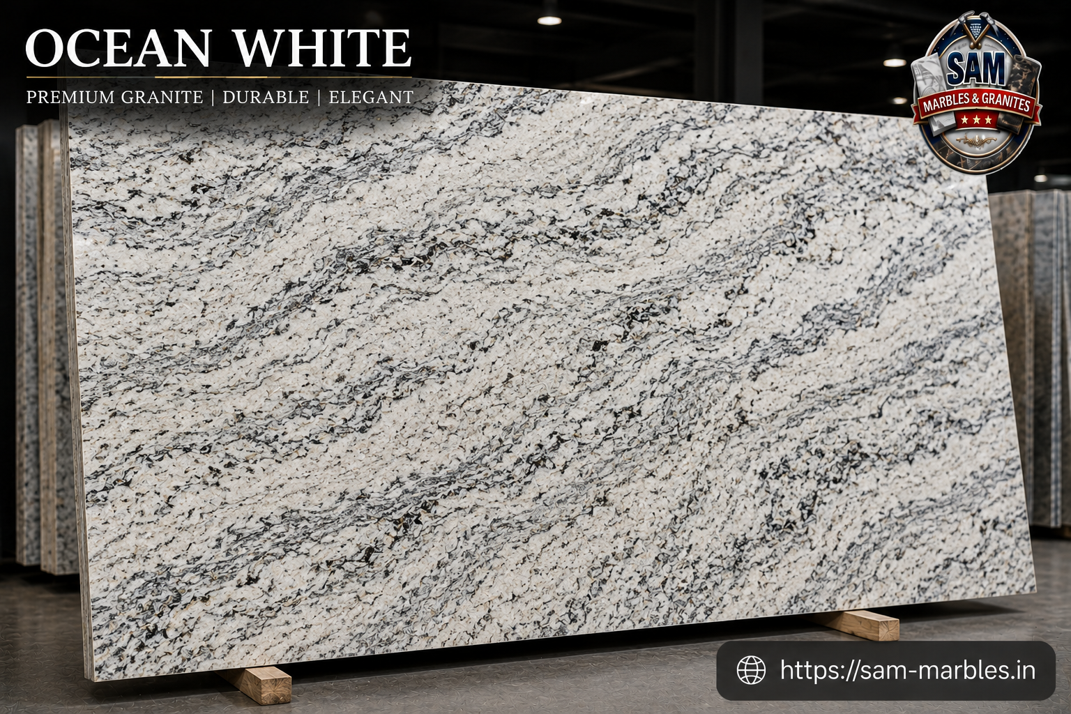 Ocean White Granite