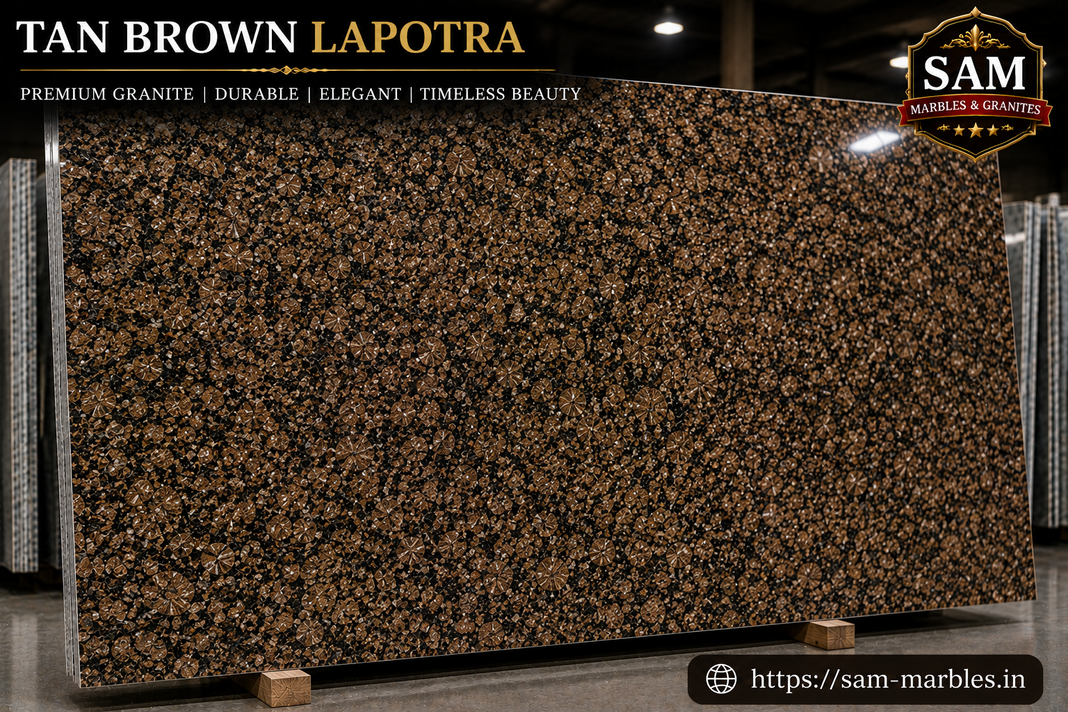 Tan Brown Lapotra Granite